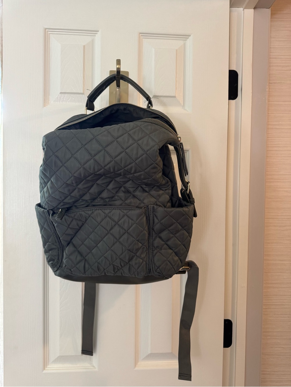 Tommy Bahama Quilted Green Backpack